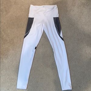 White leggings with black detailing size XS